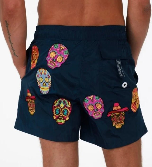 BDM SKULL AO | Mens Swimwear NAVY BLUE - BAIN DE MER USA I Luxury Swimwear & Casual wear