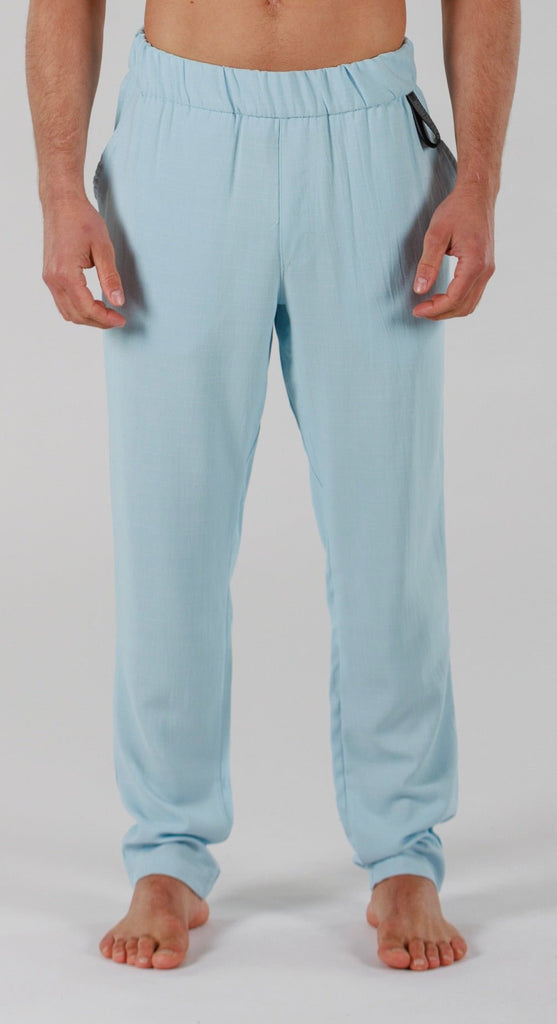 LINEN PANTS | SKY BLUE - BAIN DE MER USA I Luxury Swimwear & Casual wear