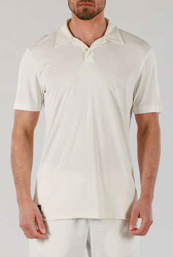 SCUBA POLO | WHITE - BAIN DE MER USA I Luxury Swimwear & Casual wear