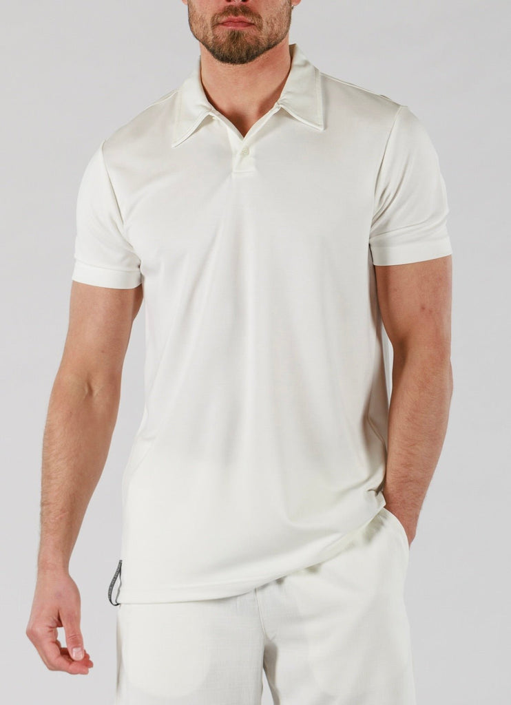 TERRY POLO | WHITE - BAIN DE MER USA I Luxury Swimwear & Casual wear