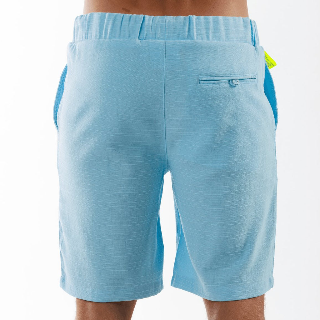 CLUB 55 SKY BLUE | Mens Linen Shorts - BAIN DE MER USA I Luxury swimwear & casual wear