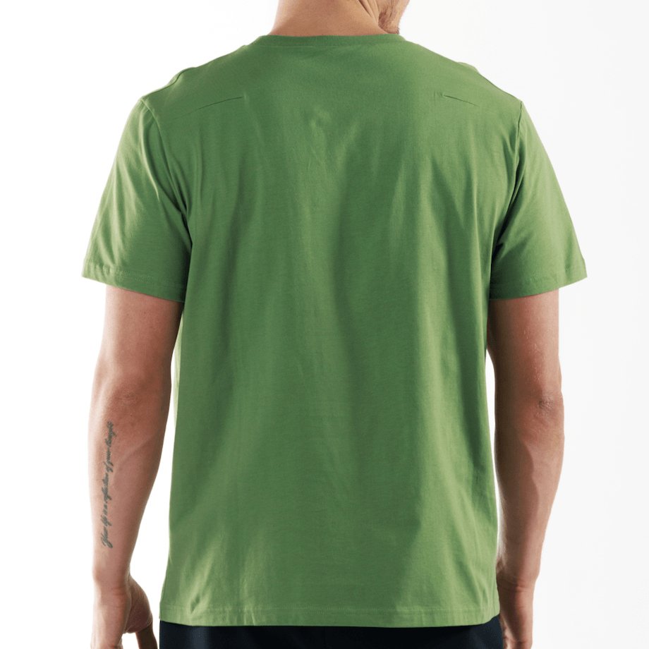 GAMBETTA MILITARY GREEN | Classic Cut Cotton T-Shirt THE WATCH - BAIN DE MER USA I Luxury swimwear & casual wear