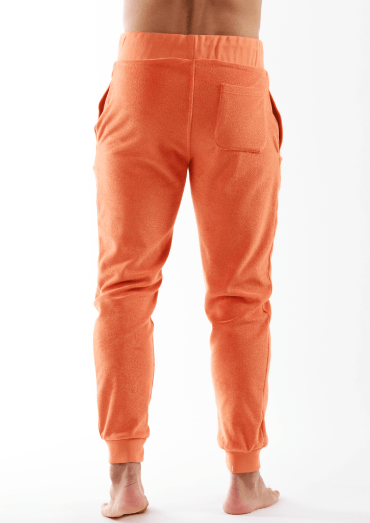 JET LAG ORANGE | Towelling Joggers - Bain de Mer