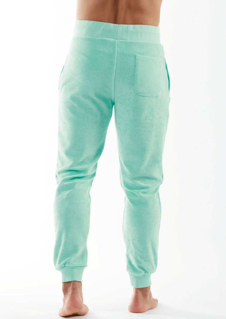 JET LAG TIFFANY BLUE | Towelling Joggers - BAIN DE MER USA I Luxury Swimwear & Casual wear