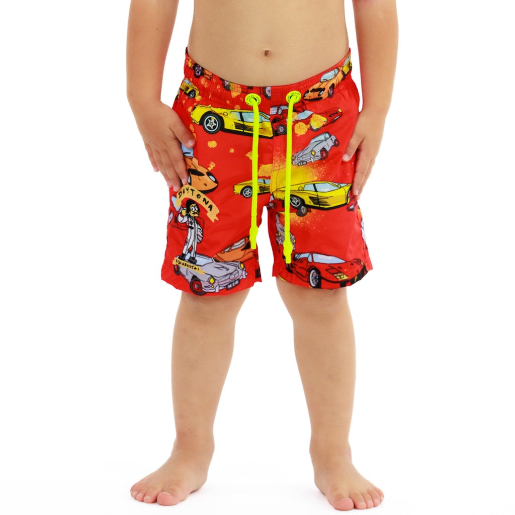 KIDS WHITE| Swimwear SALIN ESCOBART CLASSIC CUP PRINT - BAIN DE MER USA I Luxury Swimwear & Casual wear