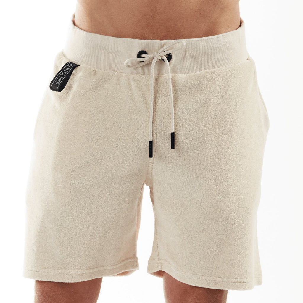 REGATTA SAND | Towelling Shorts - BAIN DE MER USA I Luxury Swimwear & Casual wear