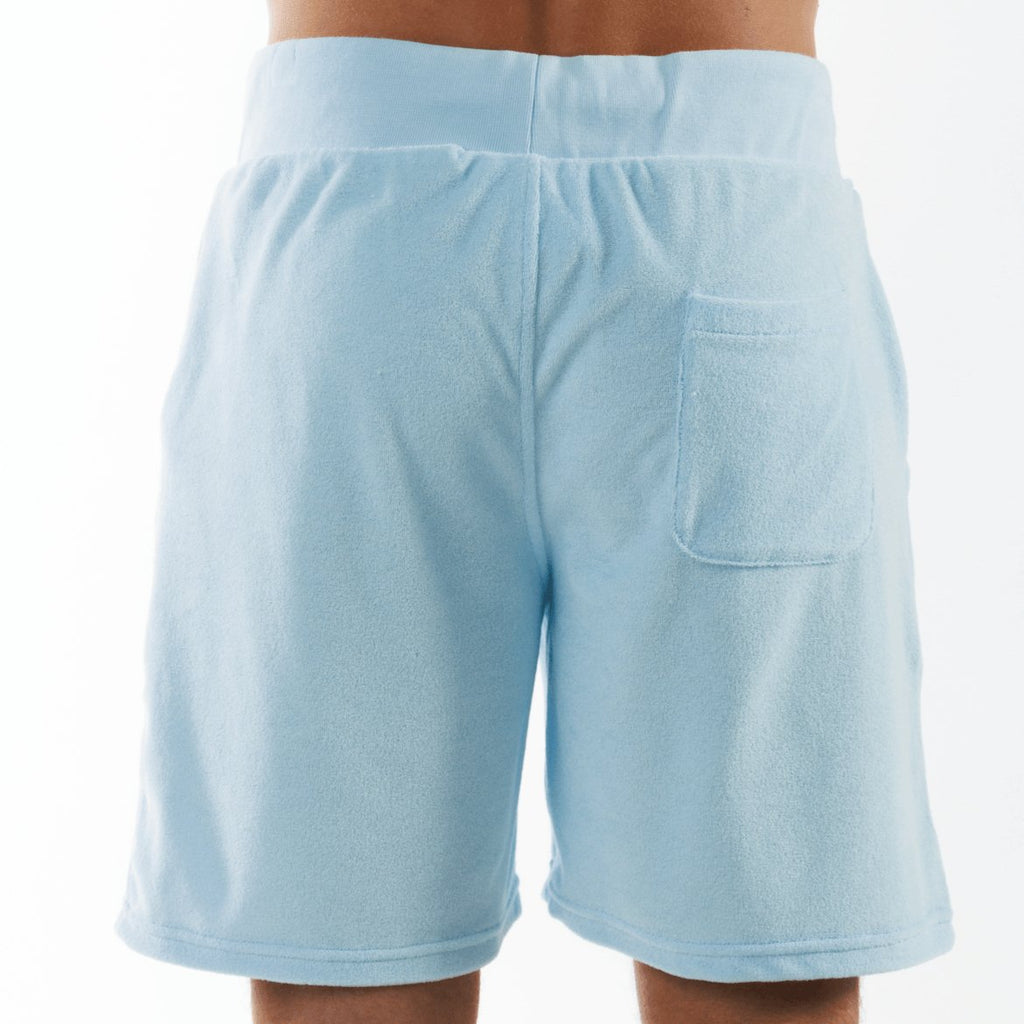 REGATTA SKY BLUE | Towelling Shorts - BAIN DE MER USA I Luxury Swimwear & Casual wear