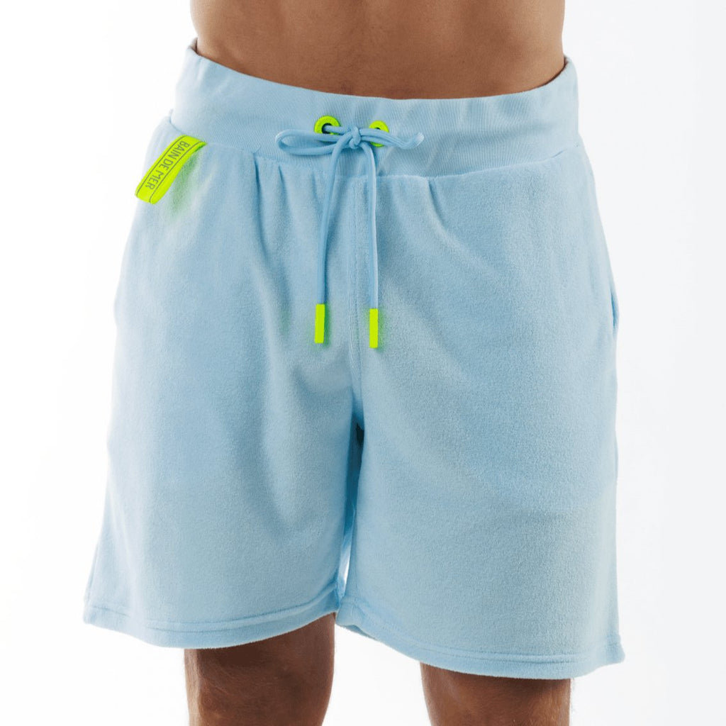 REGATTA SKY BLUE | Towelling Shorts - BAIN DE MER USA I Luxury Swimwear & Casual wear